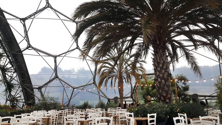 Dining Inside a Giant Terrarium: Med-Terrace Restaurant Experience at the Eden Project